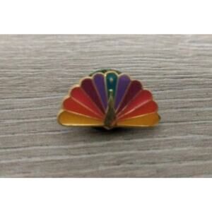 NBC Peacock Vintage Lapel Pin